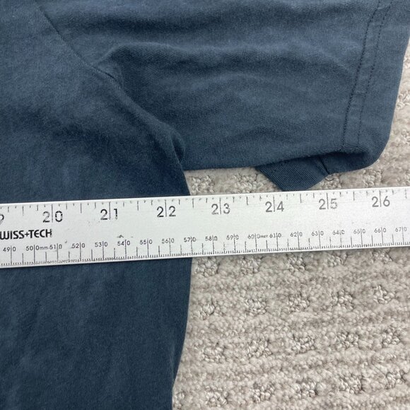 Retro Nike Tee Shirt Men Medium M Black Loose Fit Swoosh NIKE Sports Basketball - Picture 7 of 9